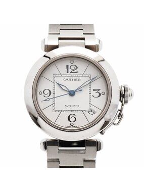 Cartier Pasha C Silver Dial Watch